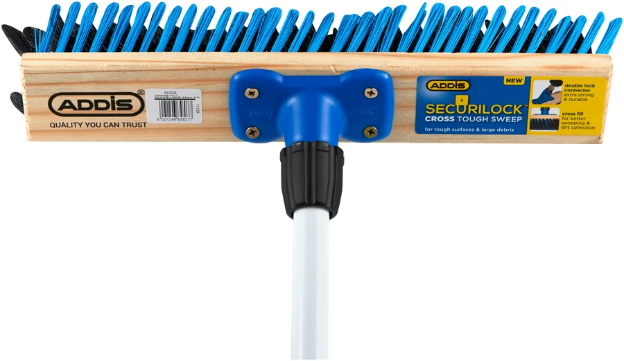 Securilock Broom Heavy Duty Xtra Clean 42cm Stiff | ADDIS