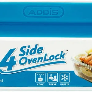 4 Side Lock Oven Dish 1520ml Rectangular | ADDIS